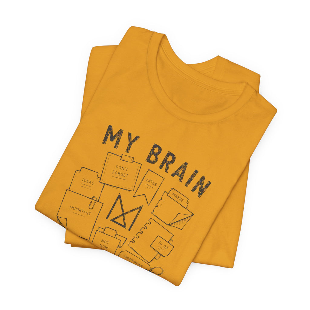 MY BRAIN HAS TABS T-SHIRT