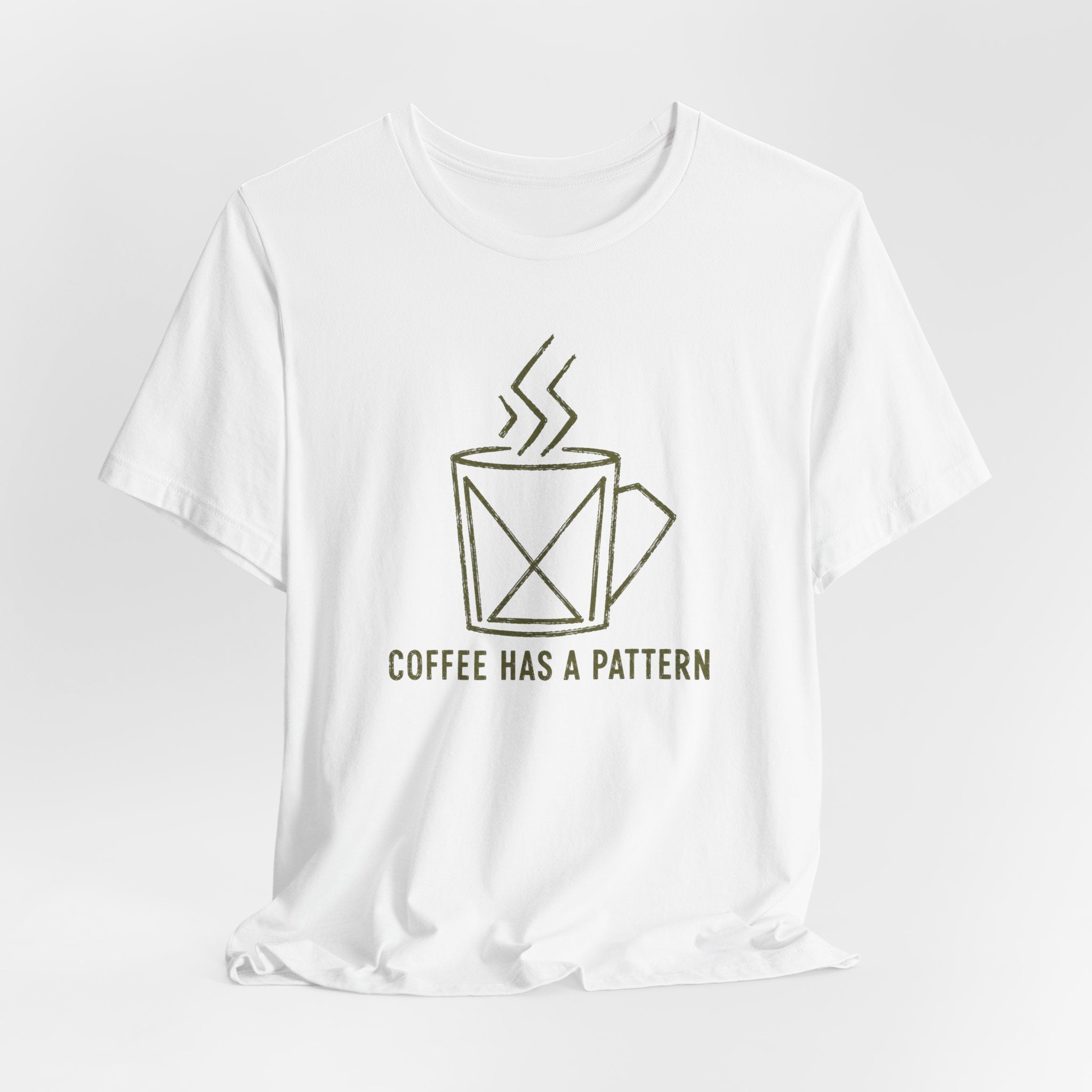 COFFEE HAS A PATTERN T-SHIRT