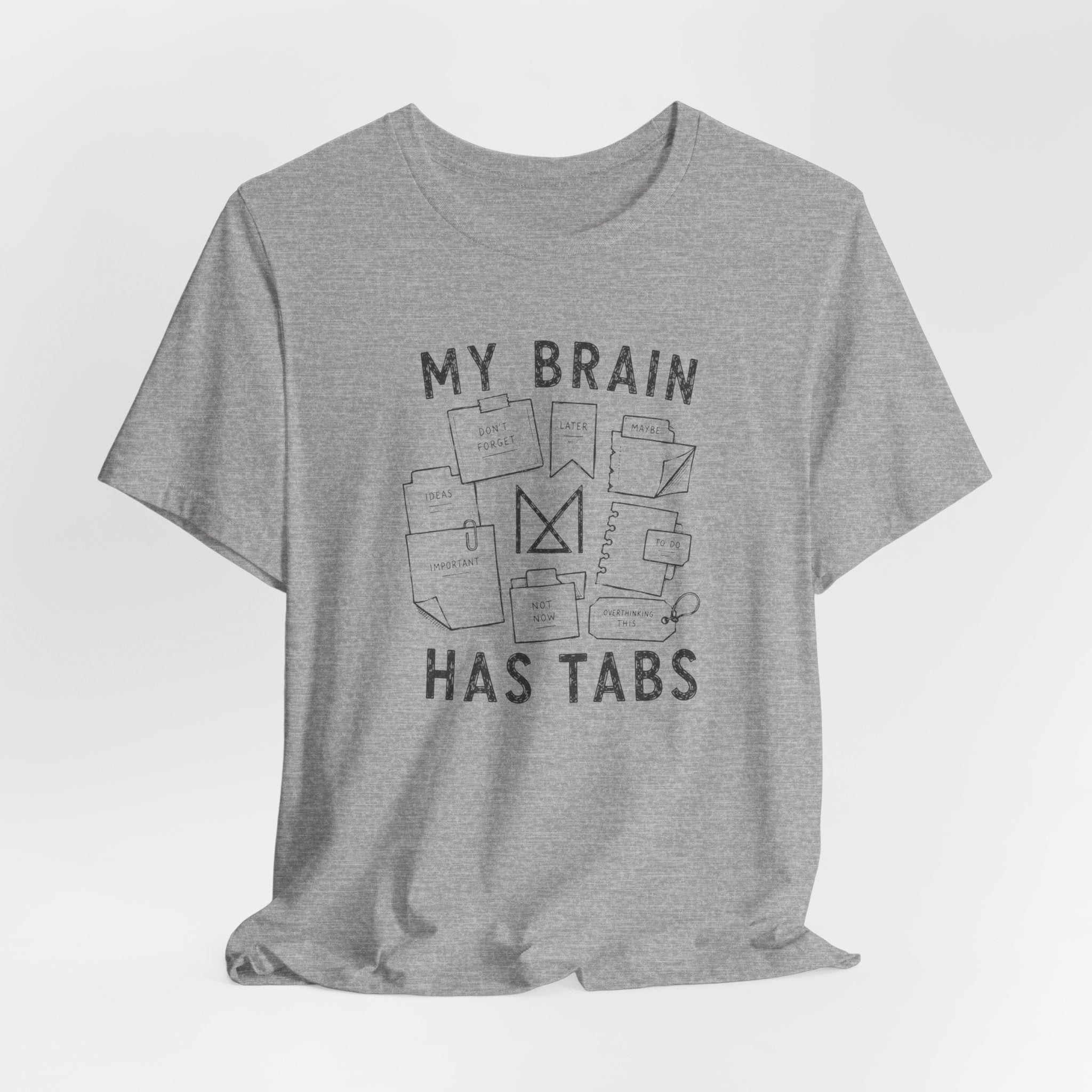 MY BRAIN HAS TABS T-SHIRT