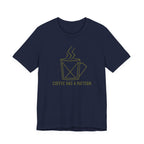 COFFEE HAS A PATTERN T-SHIRT