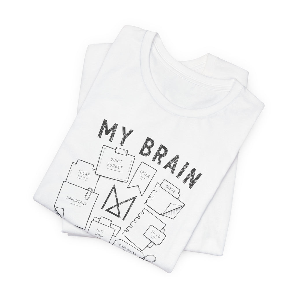 MY BRAIN HAS TABS T-SHIRT