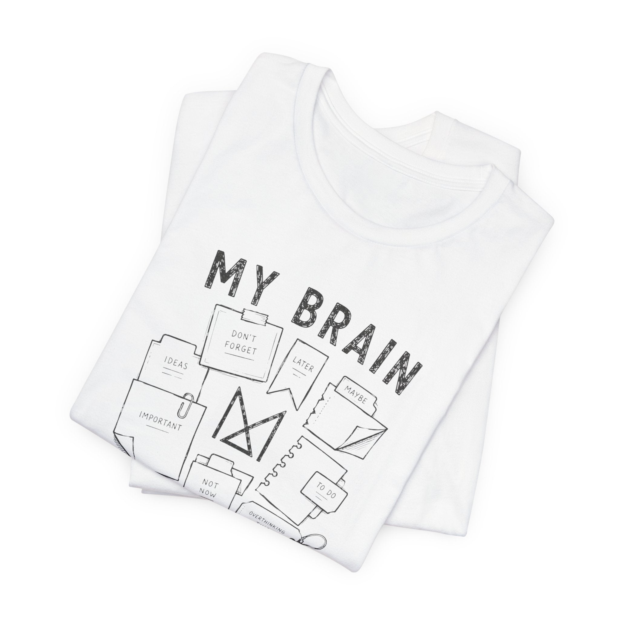 MY BRAIN HAS TABS T-SHIRT