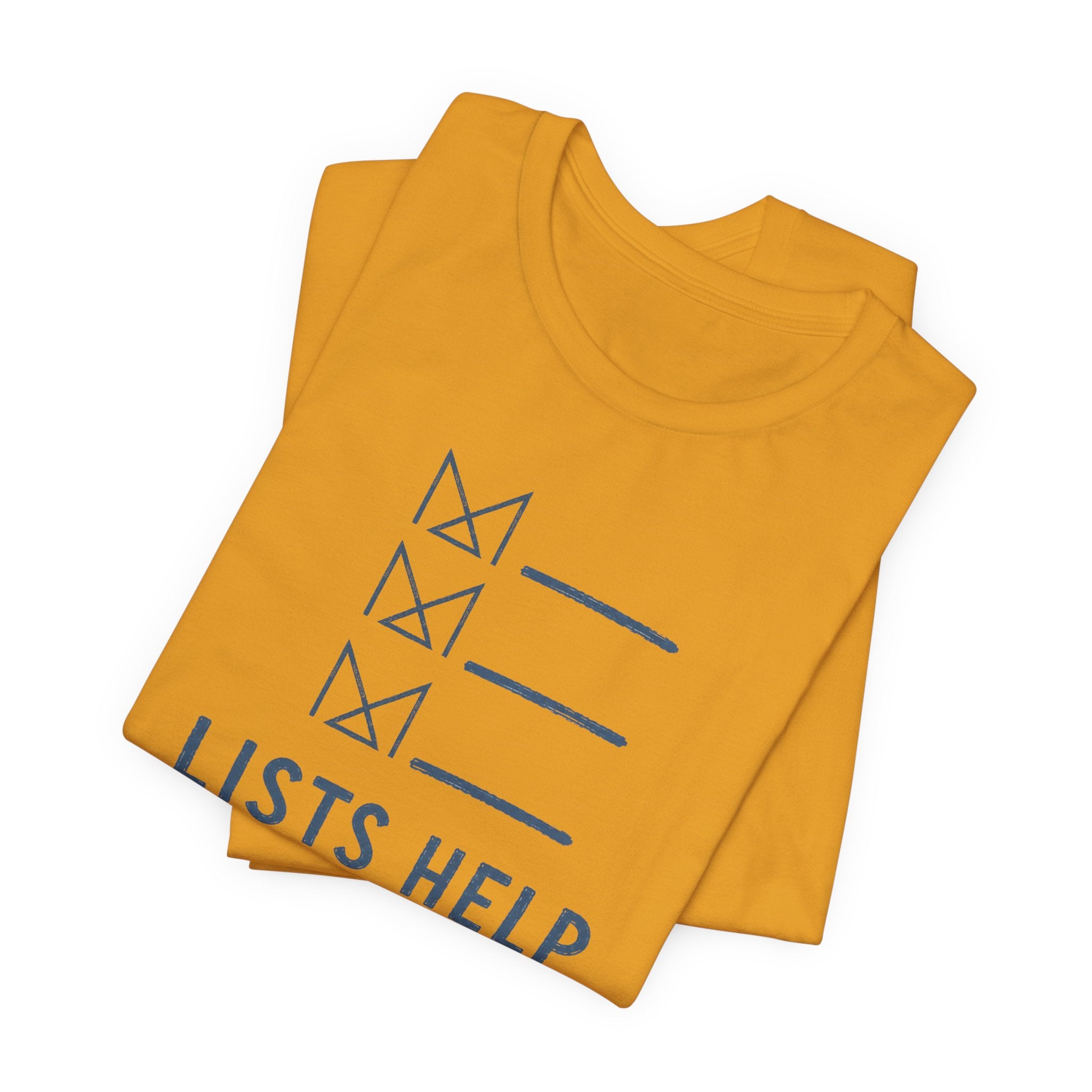 LISTS HELP T-SHIRT