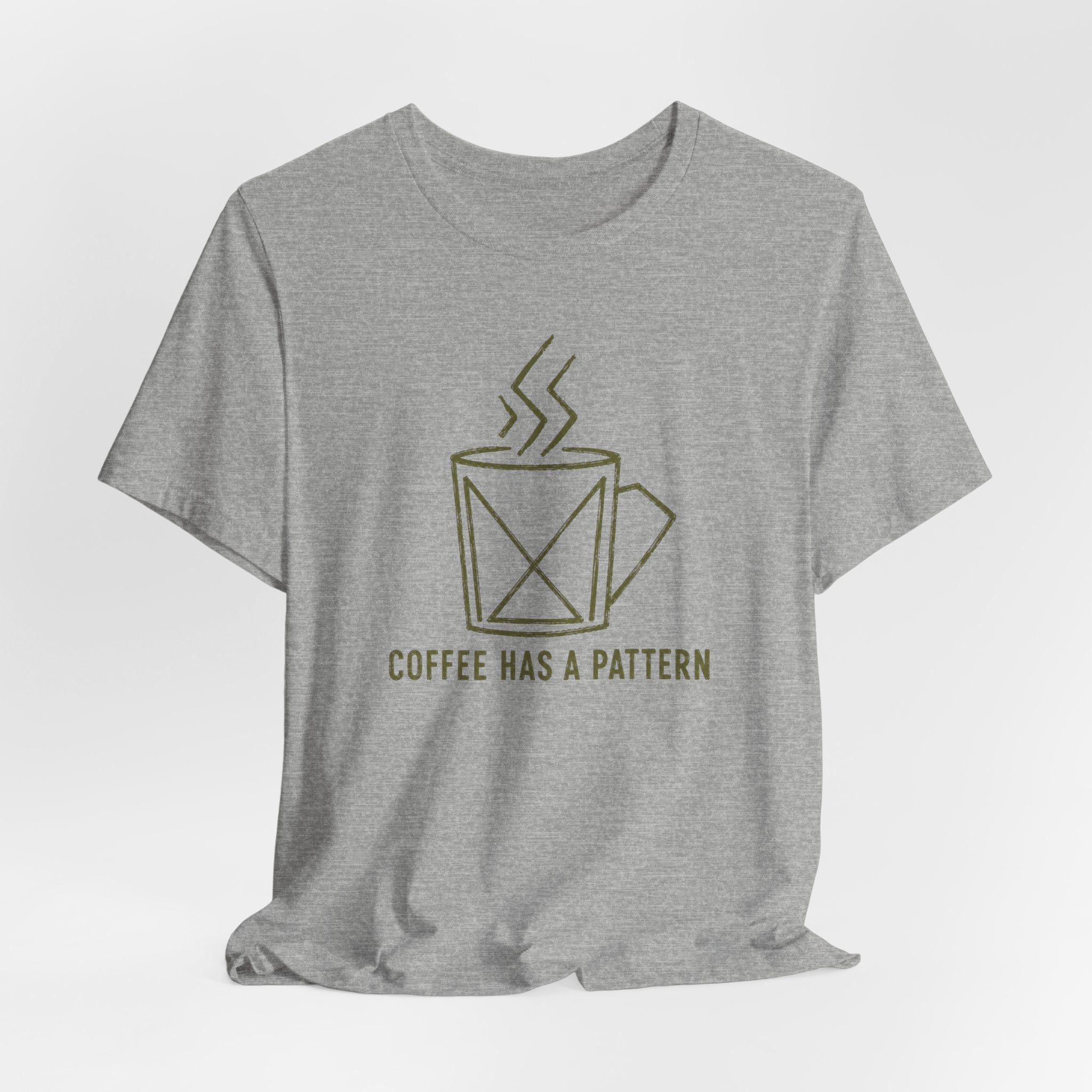 COFFEE HAS A PATTERN T-SHIRT