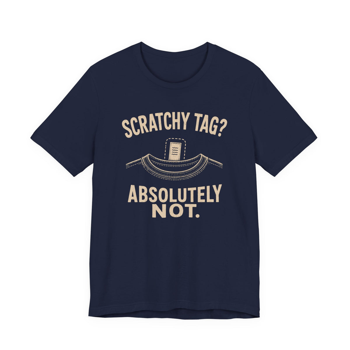 SCRATCHY TAG T-SHIRT