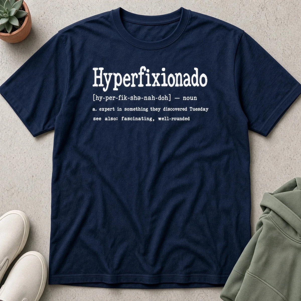 Hyperfixionado T-Shirt in Navy