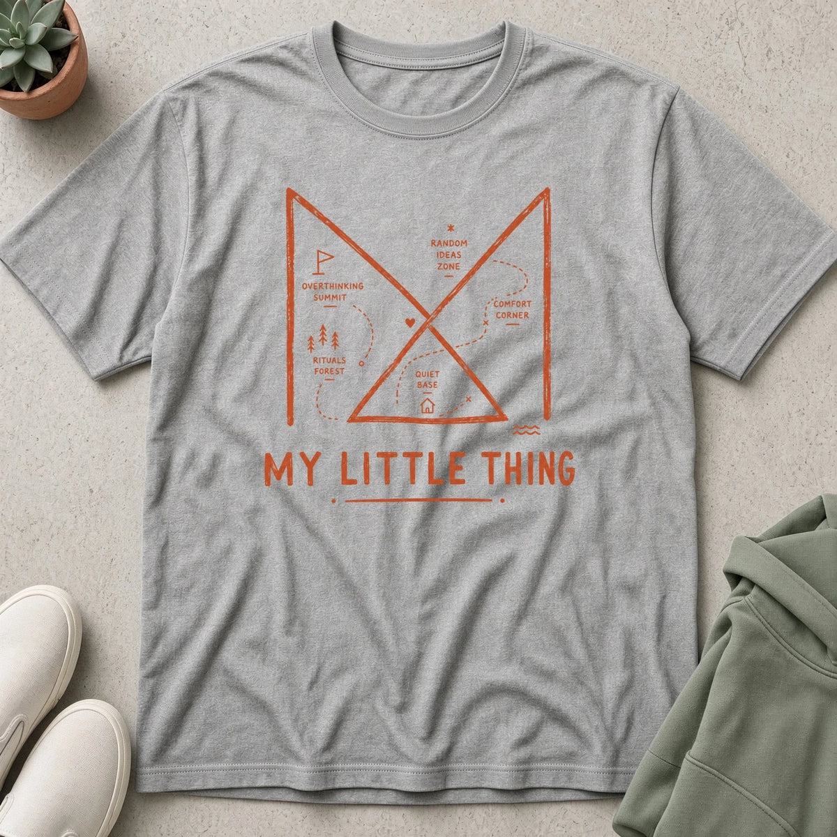 My Little Thing T-Shirt in Athletic Heather
