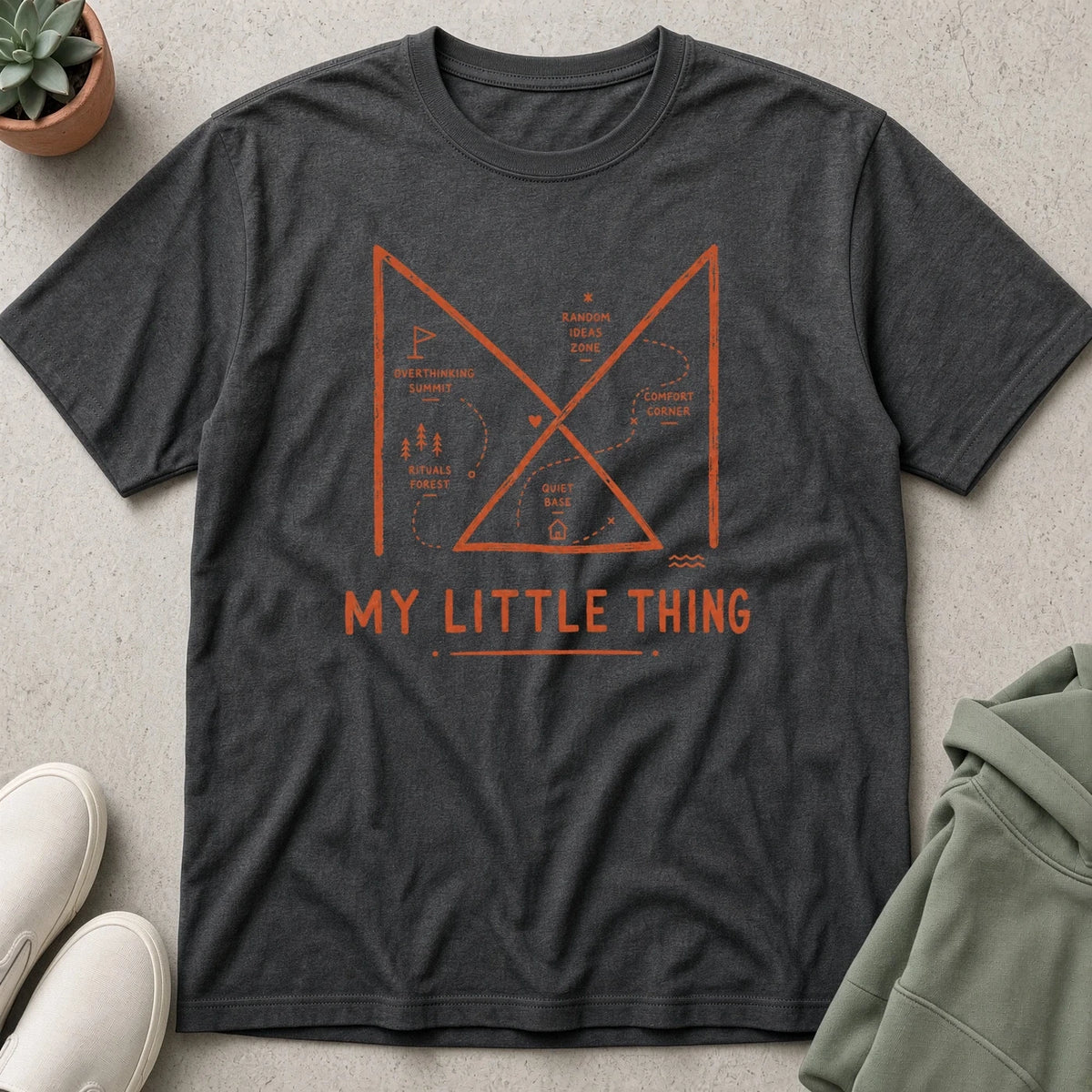 My Little Thing T-Shirt in Dark Grey Heather