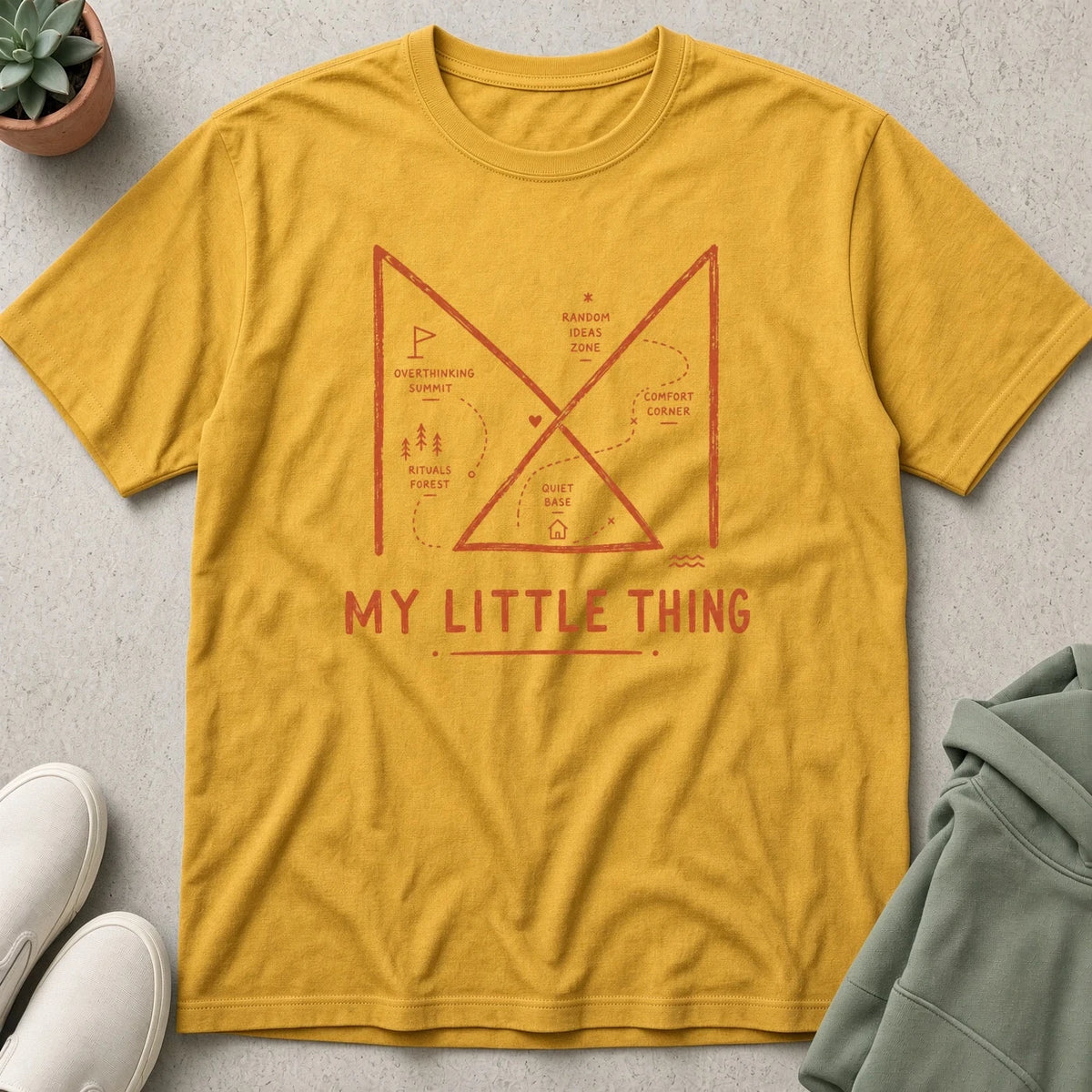 My Little Thing T-Shirt in Mustard