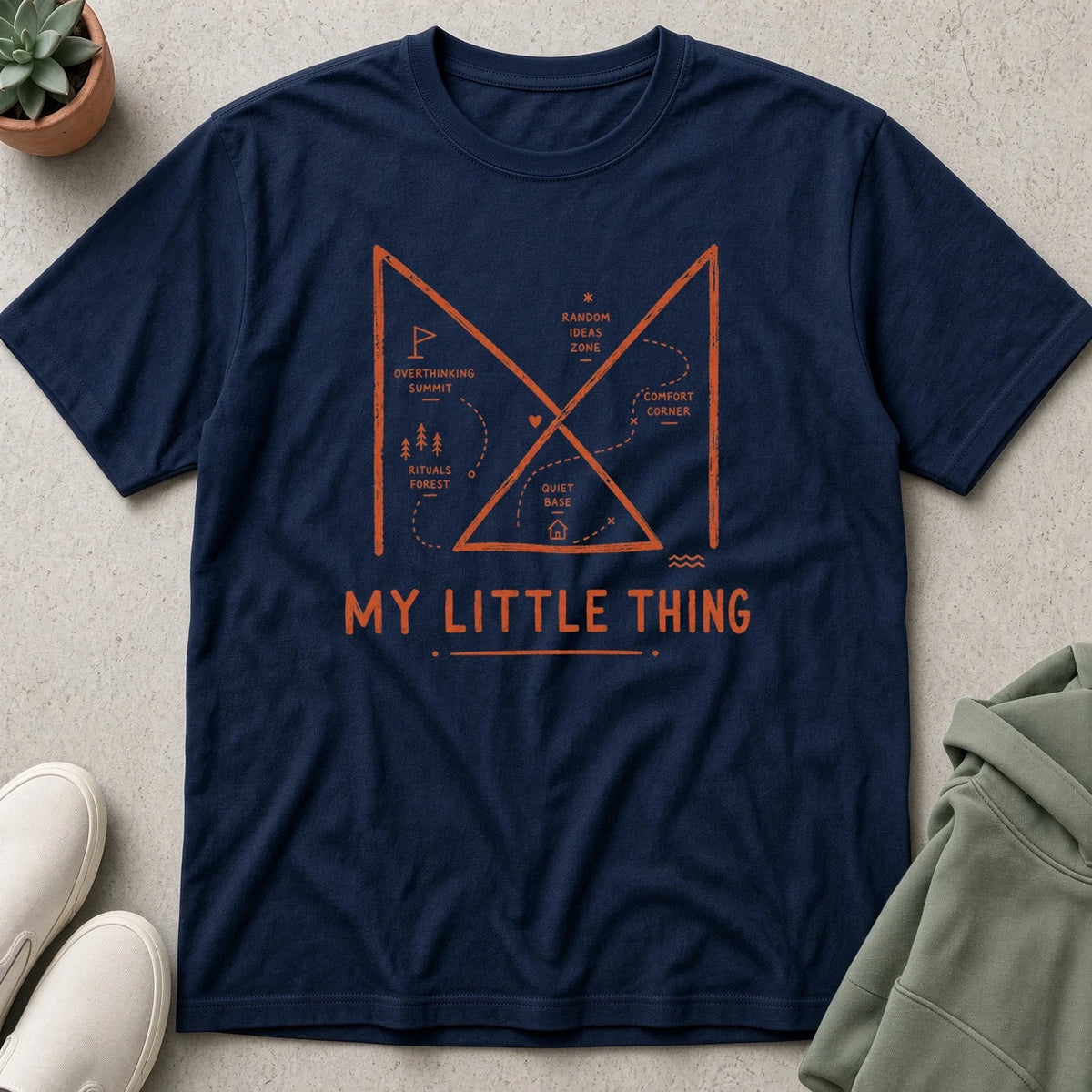 My Little Thing T-Shirt in Navy