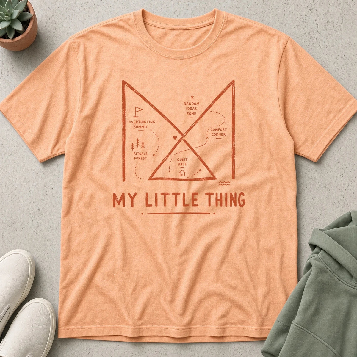 My Little Thing T-Shirt in Heather Peach