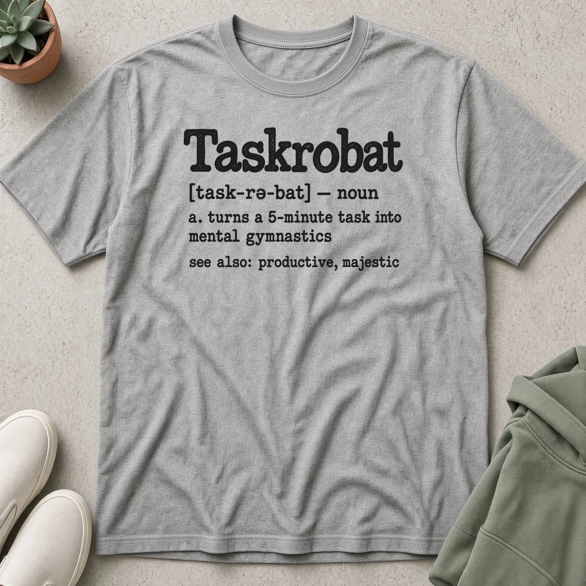 Taskrobat T-Shirt in Athletic Heather